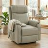 Electric Recliner Chair Electric Relaxation Chair Dual Motor Reclining Backrest 87x96x105cm Cream