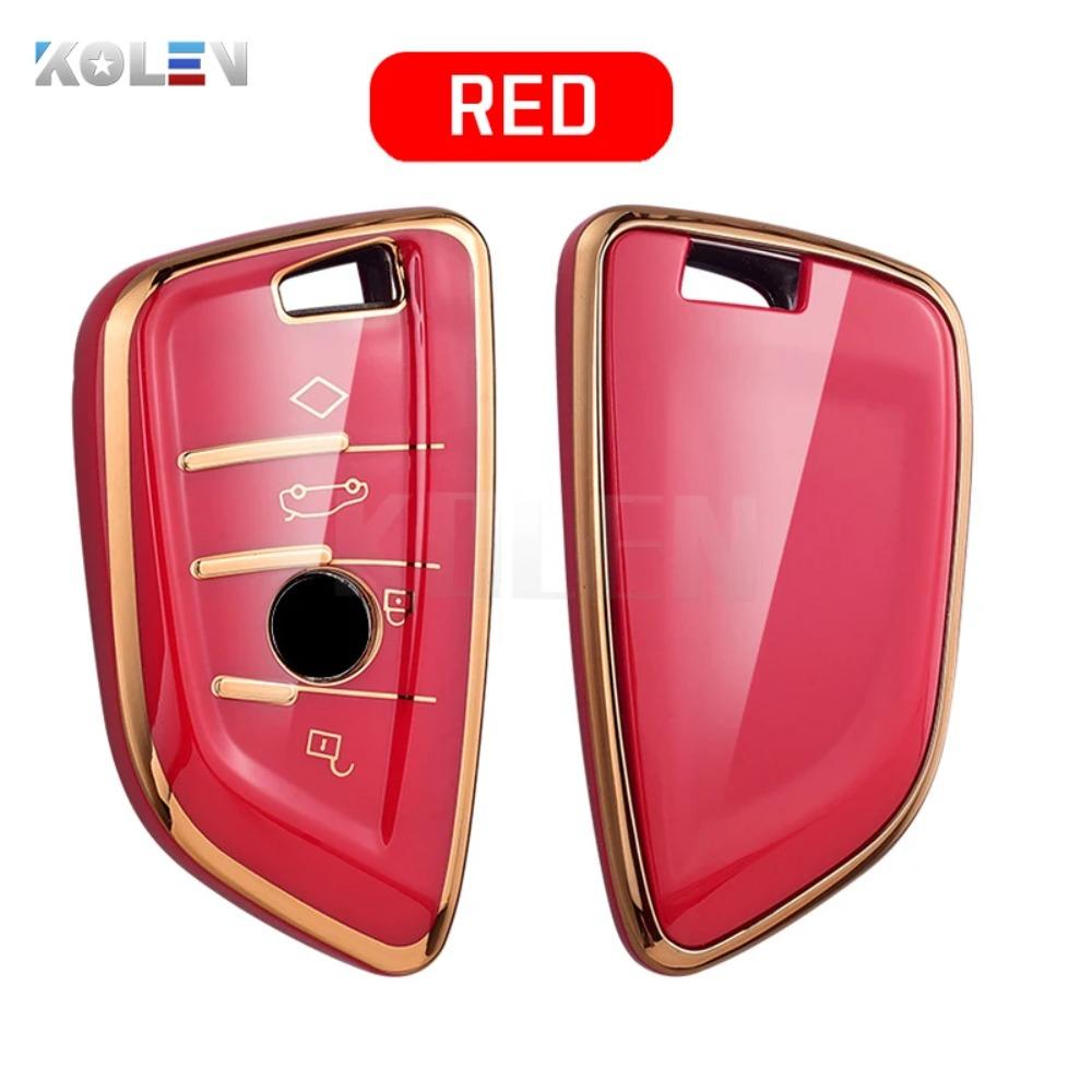TPU Car Remote Key Case Cover Shell for BMW X1 X3 X5 X6 X7 1 3 5 6 7 Series G20 G30 G11 F15 F16 G01 G02 F48 Protector Holder Fob