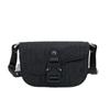D Home Neue Herren-Satteltasche Rindsleder Briefträger Leinwand Muschelförmig Business Einzelschulter Crossbody