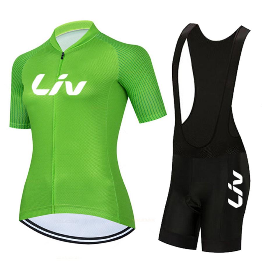 Women LIV Cycling Set Summer Women MTB Bike Cycling Clothing Bicycle Clothes Ropa Ciclismo Cycling Jersey Set 2026 Summer Breathable Cycling Suit