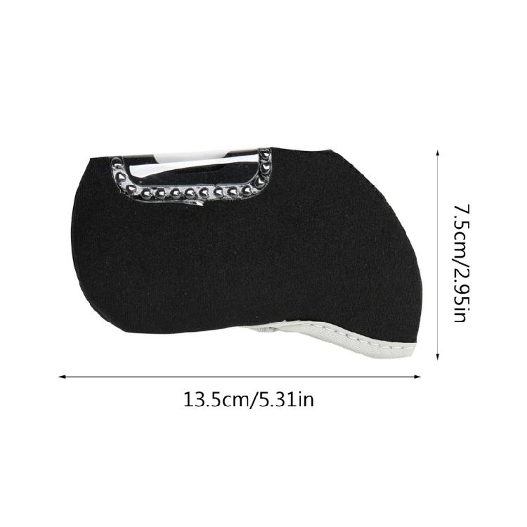 10Pcs Golf Head Headcovers with Window Display, Neoprene Golf Iron Head Covers