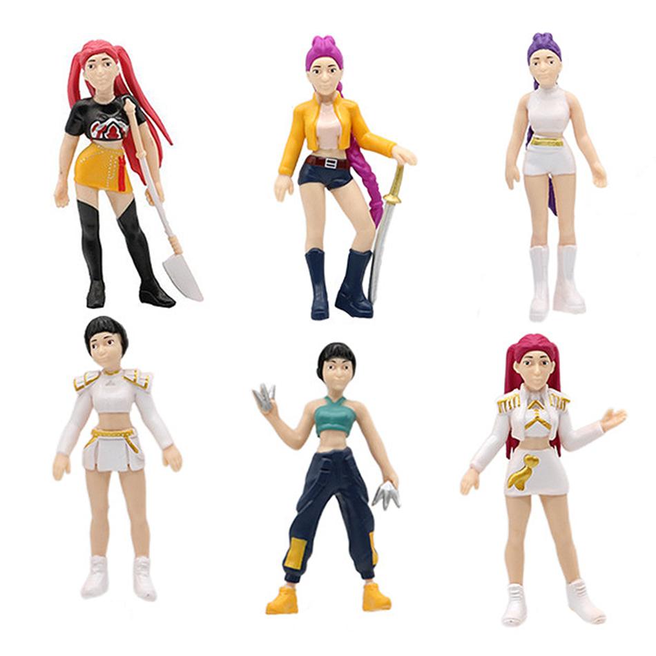 1-12 Stück Kpop Demon Hunters Actionfiguren Blind Box Spielzeug Derpys Tiger Rumi Mira Zoey Sussy Figur Puppe für Fans Überraschungsgeschenk