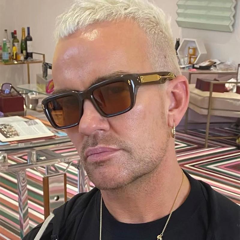 High-End European/American Women's Square Sunglasses: Irregular Fashion and Cool Style by WALKER