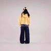 Unisex Oversized Hooded Sweatshirt With 3D Washed Print Vintage Style Casual Wear