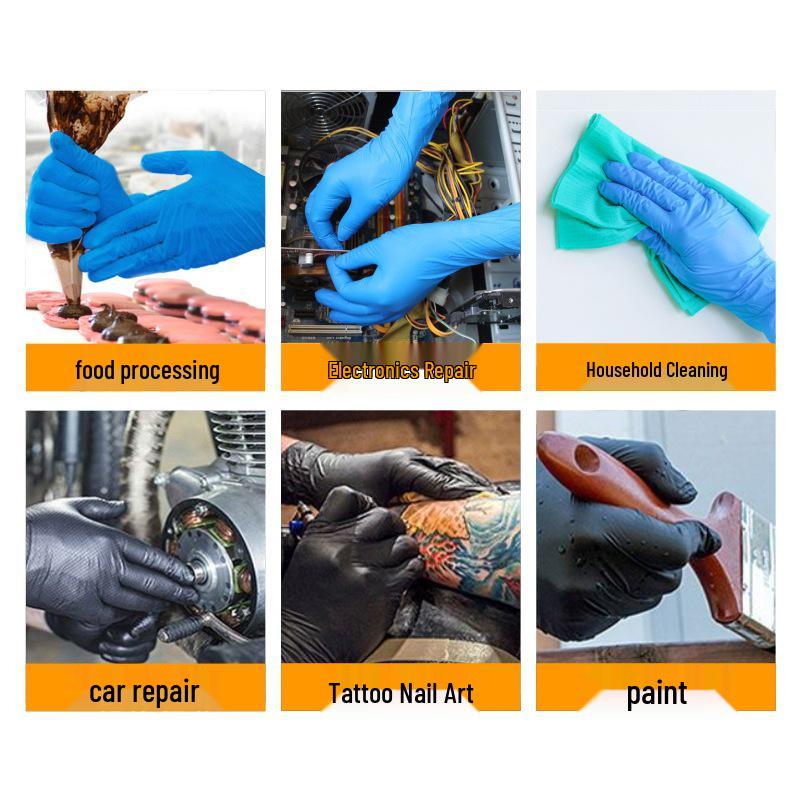 Ambozin Nitrile Disposable Food-Grade Waterproof Kitchen Gloves