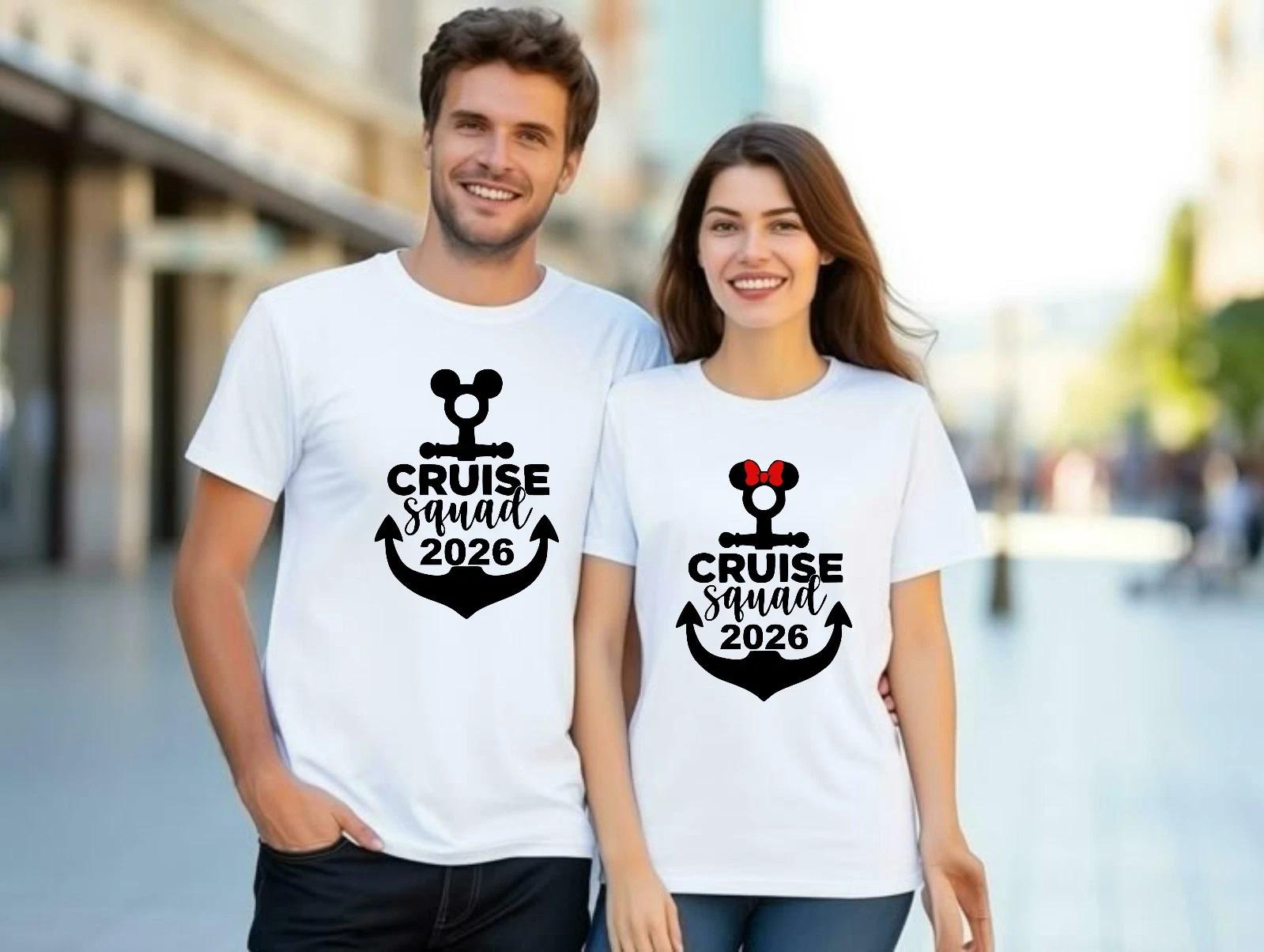 Cruise Squad 2026 T-Shirt, Family Cruise Mickey Minnie Shirt, Pirate Cruise Tee XL