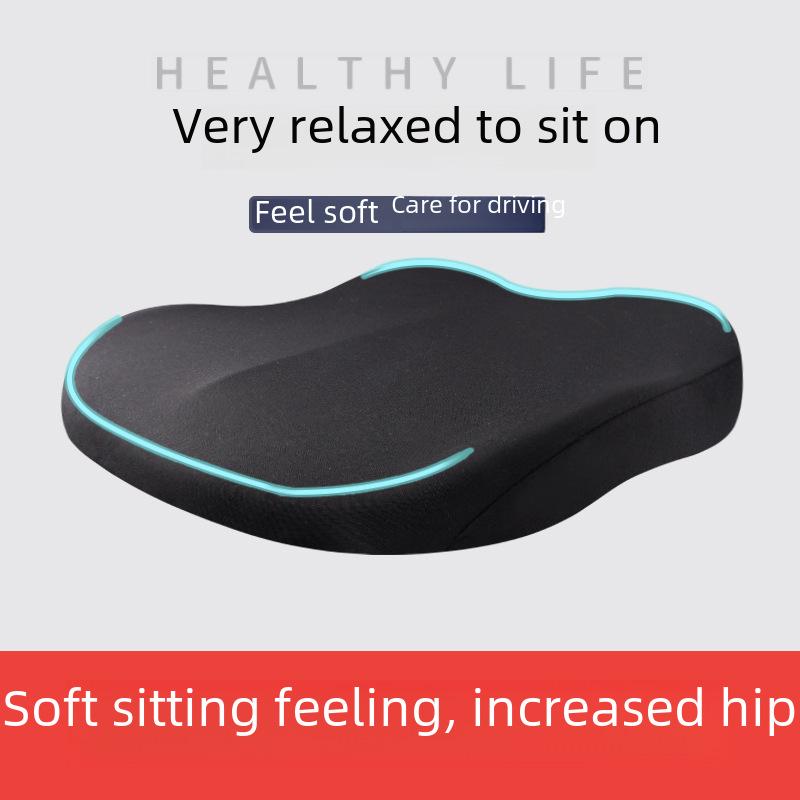 Universal Car Booster Seat Cushion for Long Sitting - Single Piece for Driver, Men & Women.