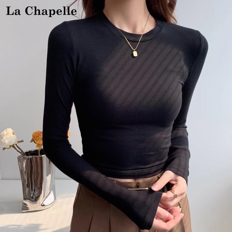 La Chapelle Women s Slim Fit Long Sleeve T-shirt L