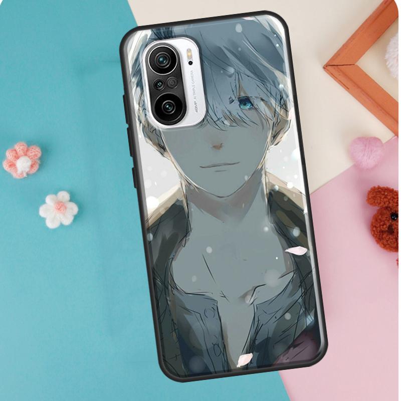 Yuri On Ice Anime-Hülle für POCO F3 F1 F2 M3 M4 X4 Pro GT X3 Pro Abdeckung für Xiaomi Mi 11 Lite 12 X Mi 11T Pro