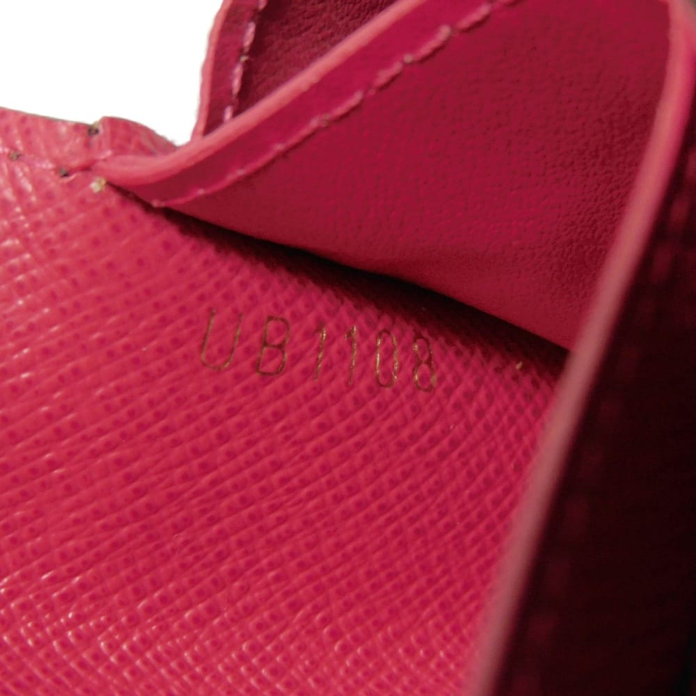 Used 12564 Porto Monnaie Rosalie M41939 7941 LV logo flower old model card case coin purse monogram fuchsia ladies from