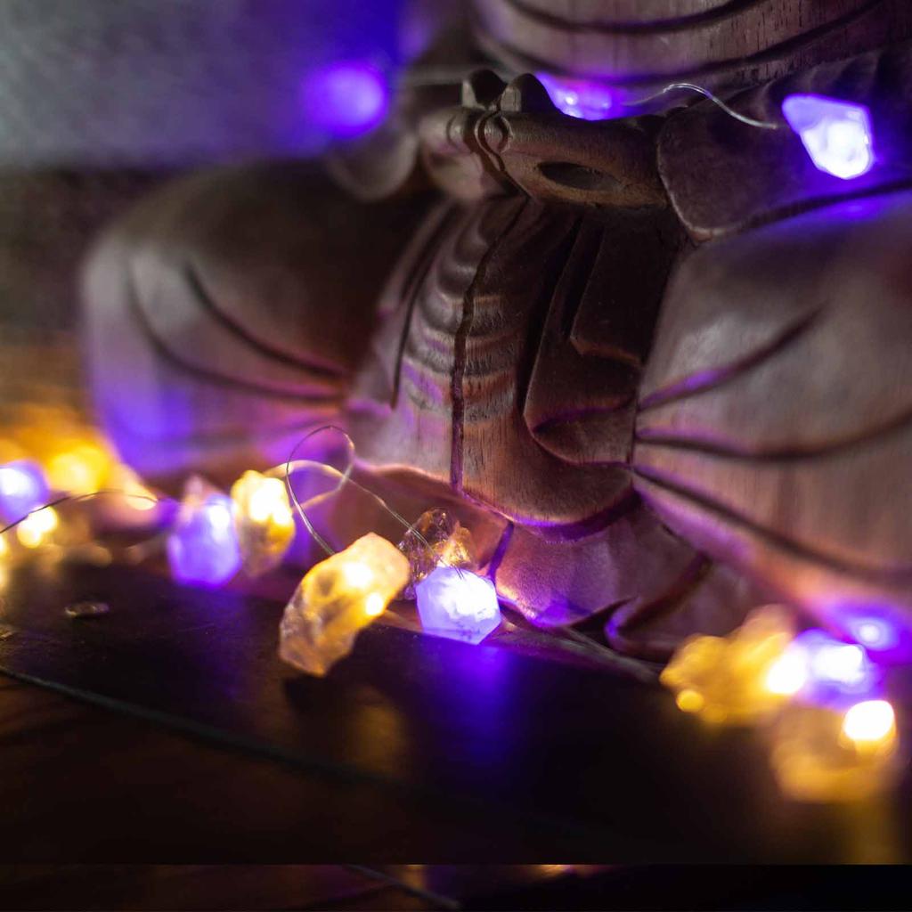 Fairy Lights Gemstone Crystals USB Powered