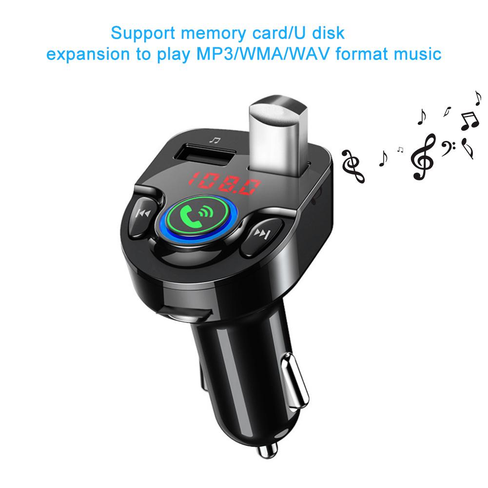 G32 12 24V Bluetooth FM Handsfree Memory Card MP3 Player A2DP Car AccessoryBlack