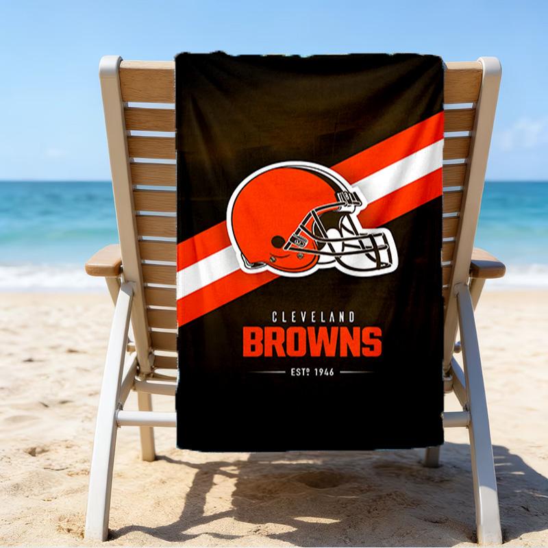 Cincinnati Browns Legacy Quick-Dry Microfiber Beach Towel Super Soft & Absorbent for Bath, Beach, Travel  Bath Time Accessory, Fan Gifts