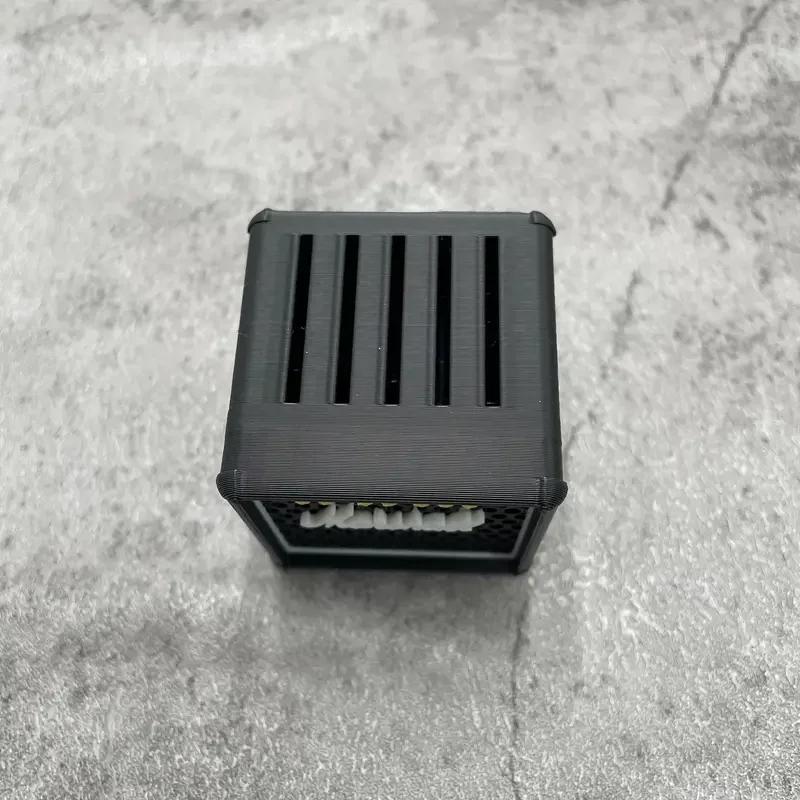 3D Printed Music Guitar Bass Pick Storage Box Modern Art Simulated Speakers Modeling Space-saving Desktop Ornament Friend Gifts