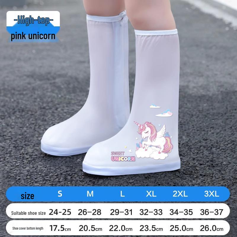Positive Rain Waterproof Shoe Covers for All - Non-Slip, Thickened, Wear-Resistant, Dirt-Proof, Wash-Free Rain Boots for Everyone