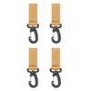 4Pcs Tactically Hanging Buckles Fastener Hook Carabiner Keychains Buckles Clip Nylon Webbing Belt Carabiner Easy to Use