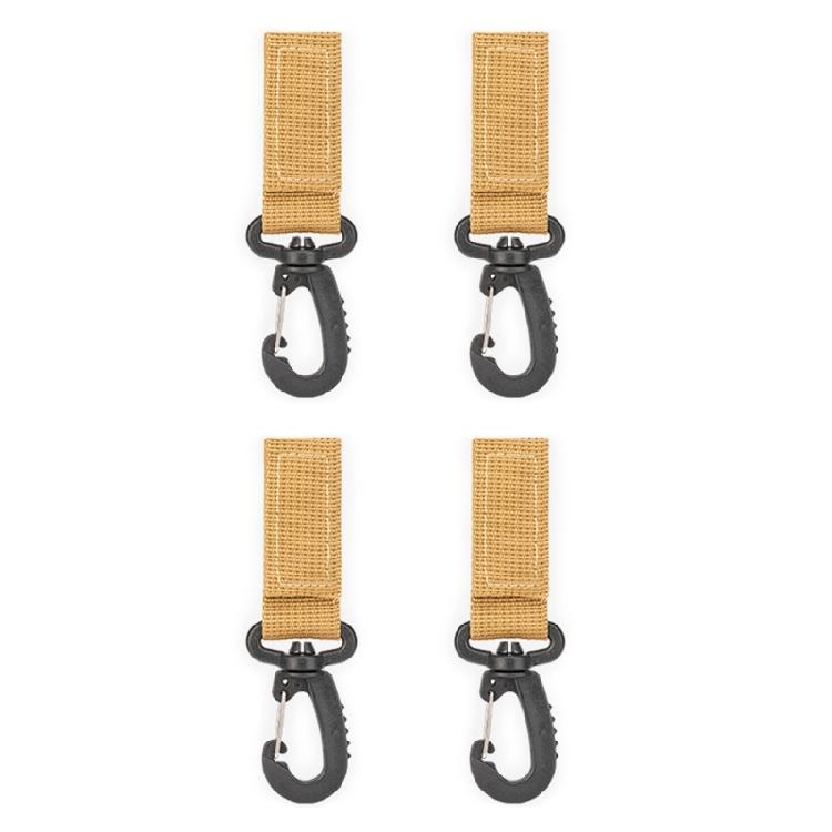 4Pcs Tactically Hanging Buckles Fastener Hook Carabiner Keychains Buckles Clip Nylon Webbing Belt Carabiner Easy to Use