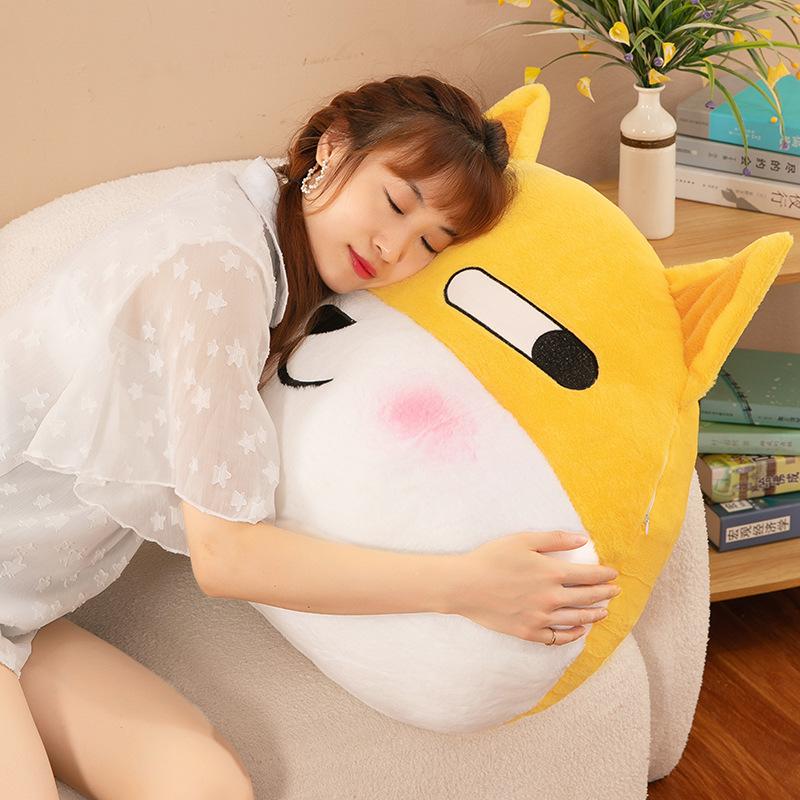 Funny Shiba Inu Throw Pillow Despises Puppy Funny Plush Toy Bed Sofa Sleeping Throw Pillow Birthday Gift