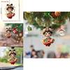 Cute Ancient Costume Girl Pattern Acrylic Pendant For Creative Auto Accessories