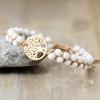 Tree of Life African Pine Natural Stone Beaded Handwoven Yoga Friendship Lover Bracelet