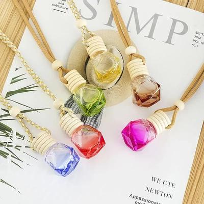 1PC Car Air Freshener Perfume Diffuser Car Aromatherapy Ornaments Decor Universal Interior Fragrance Perfume Bottle Refillable