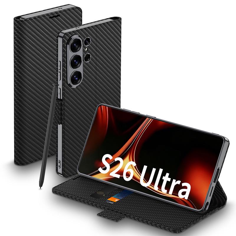 Samsung S26 Ultra Leather Wallet Case with Card Holder - Protective and Stylish Samsung S26 Ultra