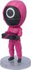 TAMASHII NATIONS Figuarts Mini Squid Game Masked Approximately ABS Painted Action Figure Dwarf, 90mm, & PVC,