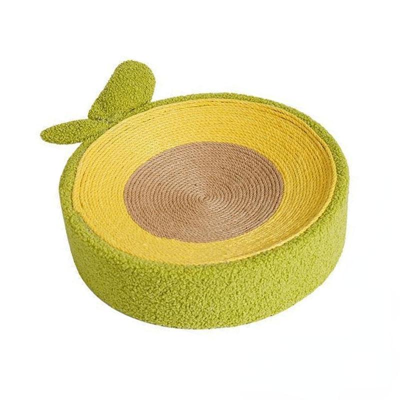 Two-in-one Cat Scratching Bed & Scratching Board Hemp Rope Braid Plush Pet Bed Cat Exclusive Bed
