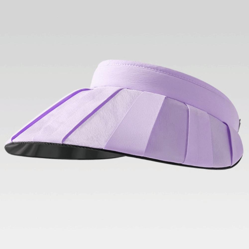 Empty Top Hair Hoop Hat Foldable Beach Sunshade Hat Portable Sun Hat