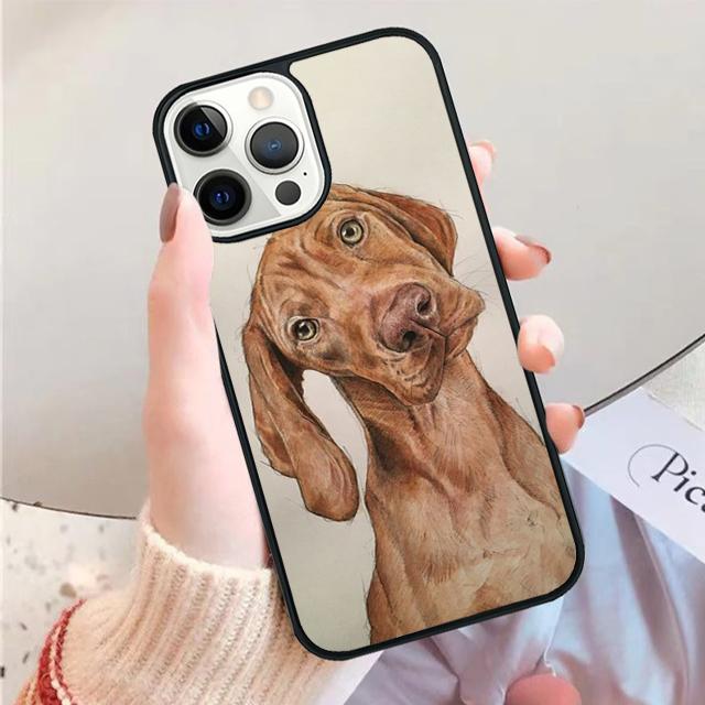 Hungarian Vizsla Dog Phone Case for iPhone 17 Air 16 15 14 12 13 PLUS 11 PRO MAX Back Fundas coque Cover Shell