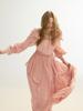 Sinseuden Berry Dew Layered Long Dress