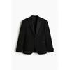 H M Single Breasted Tuxedo Jacket sliM Fit Black