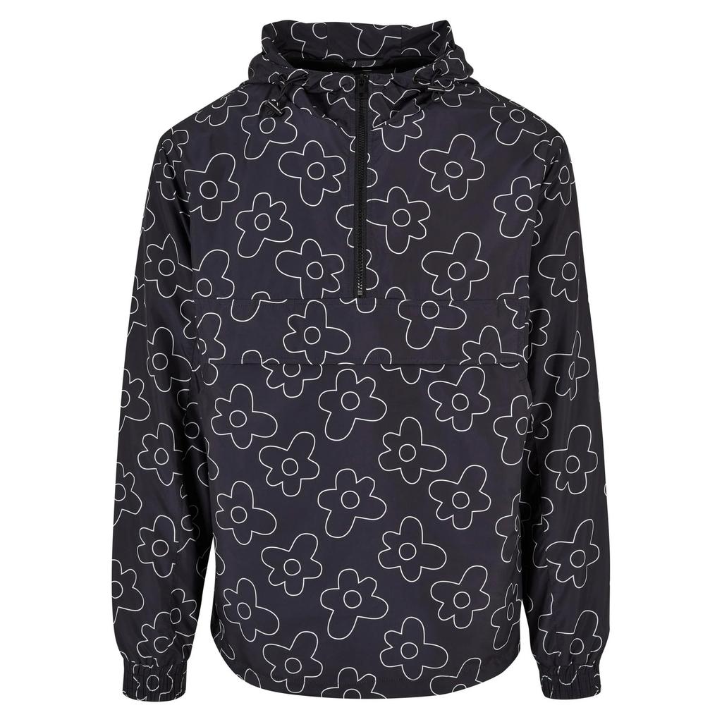 Urban Classics Mens Flower Pull Over Jacket