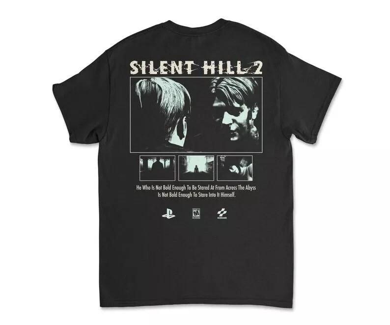 Silent Hill 2 Black Unisex Size S-4XL T-Shirt, Print of back Shirt Unisex T-Shirt