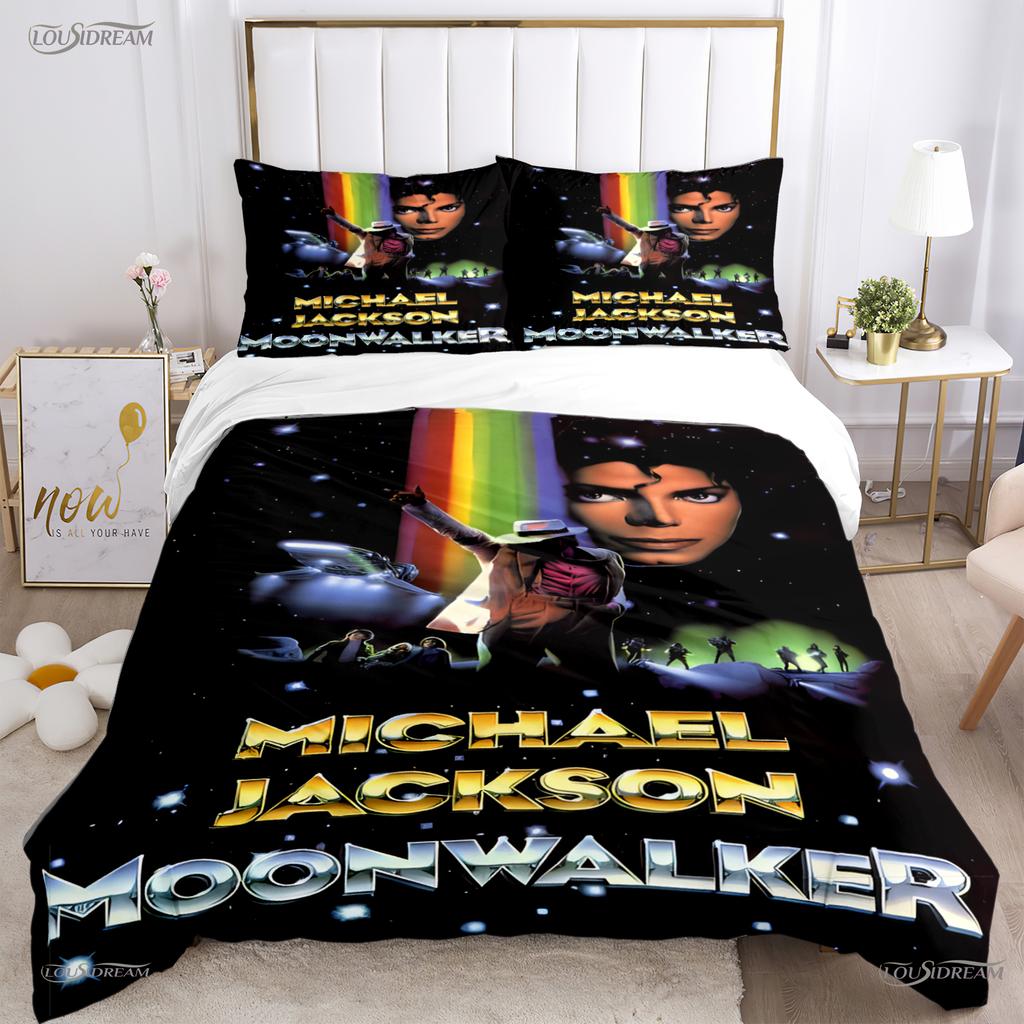 Comforter Casal Michael J-Jackson All Season Comforter Bedding Set Soft And S Single/Double/Queen/King