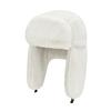 Women's Winter Velvet Balaclava Hat - Windproof Ear Protection for Cycling