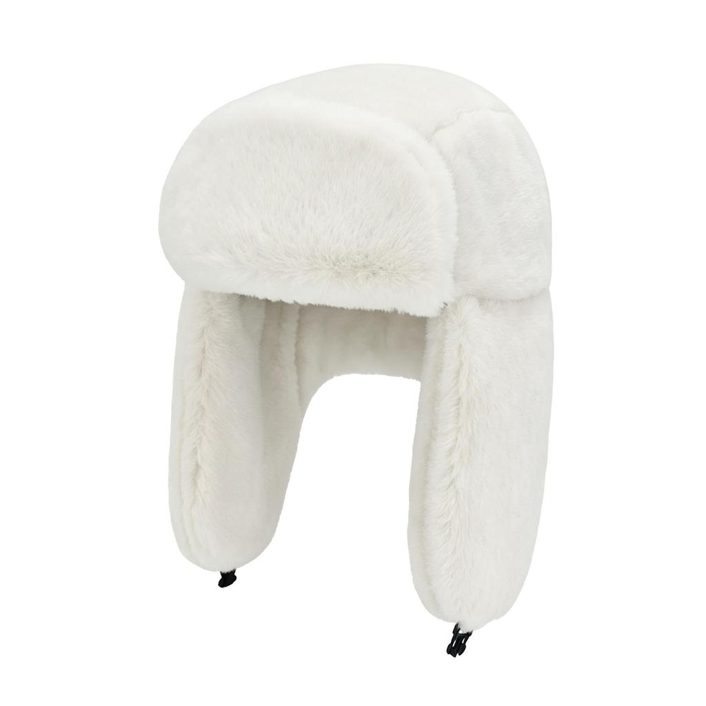 Women's Winter Velvet Balaclava Hat - Windproof Ear Protection for Cycling