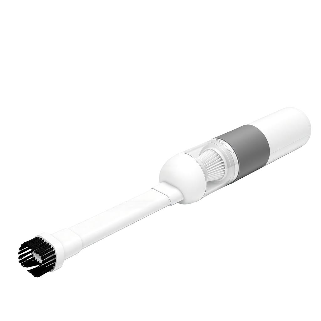 Rechargeable Handheld Vacuum Electric Duster 4 in 1 USB Long Nozzle Desk Car Vacuum One Click Empty