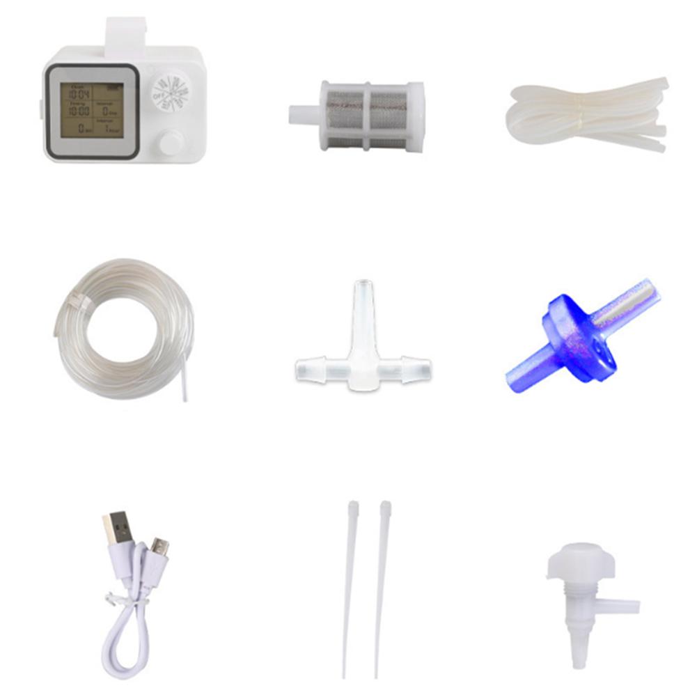 Smart Automatic Watering System LCD Display Potted Plants Self Watering System Garden Drip Irrigation System for Indoor Plants