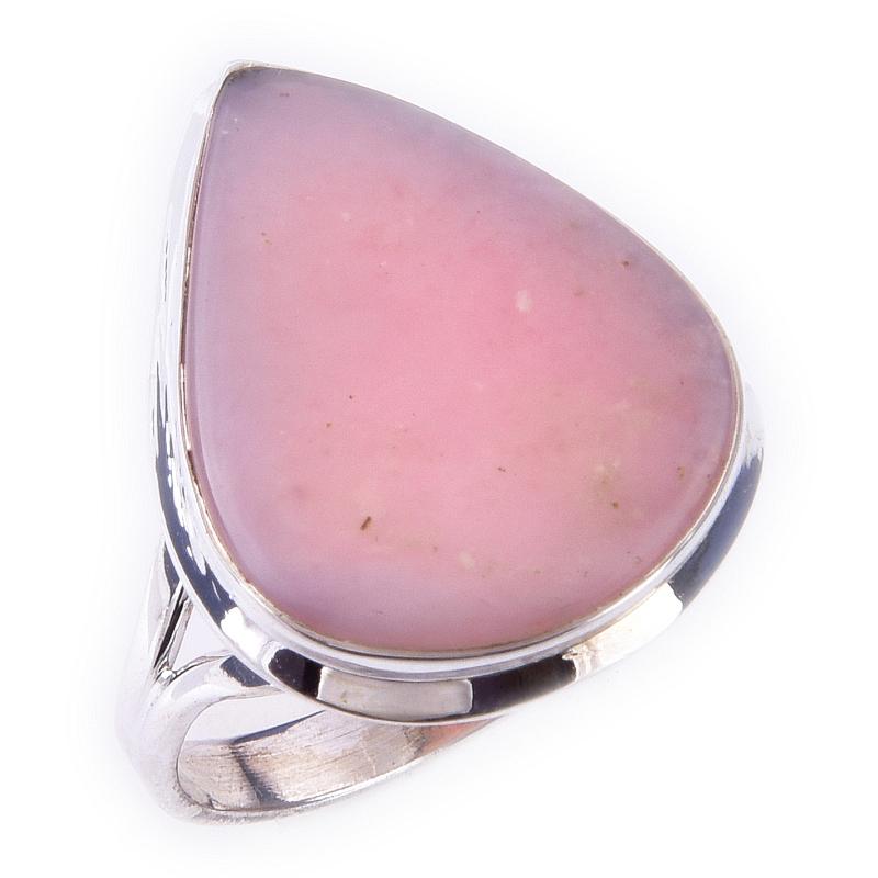 Natural Pink Opal Gemstone Handmade 925 Solid Sterling Silver Ring Size 10 D8d78