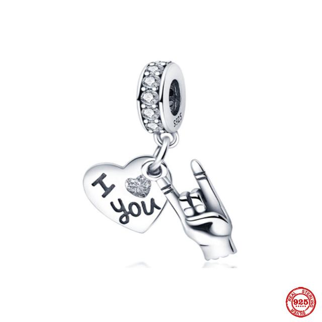 New Fashion Silver 925 Charms Couple Love Beads Tower Camera Pendant Fit Woman's Bracelets Fine Europe Jewelry Gift