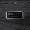 Great PRADA Sling bag Triangle logo Re-Nylon black Safiano leather mens 2VL033 Used