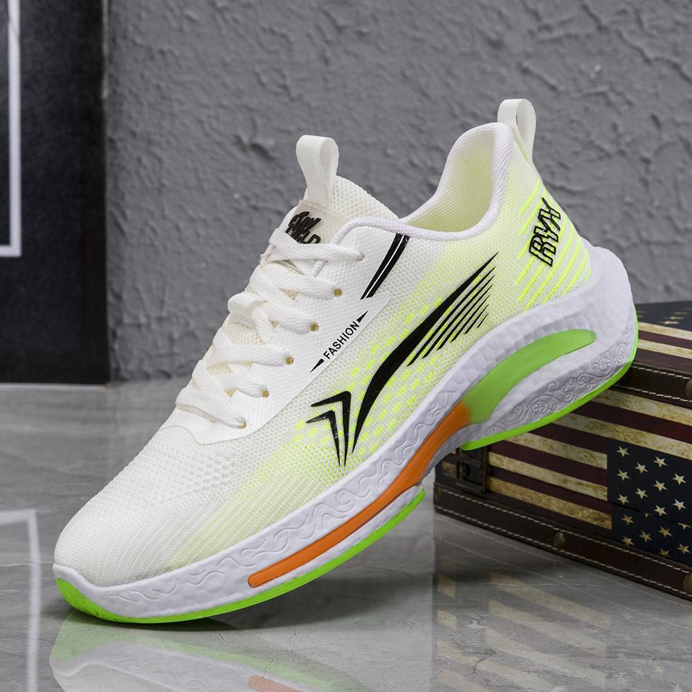 High-quality men's sports shoes casual lace-up sports shoes breathable and non-slip spring and autumn running