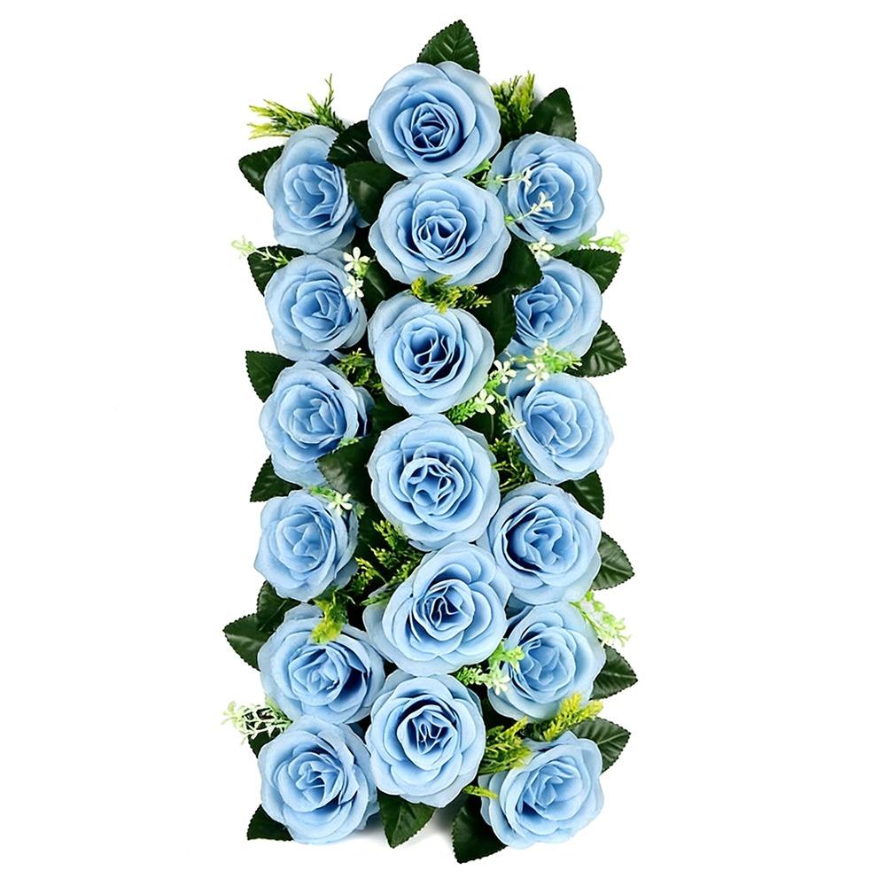 Rose Row Artificial Rose Flowers Flower Wall Shooting Prop Fake Flowers Lintel Flower Floral Decoration Wedding Arch Flower
