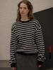 Nounbeleo Embroidered Napping Stripe Mtm [Knfw05Ts01]_[2Color]