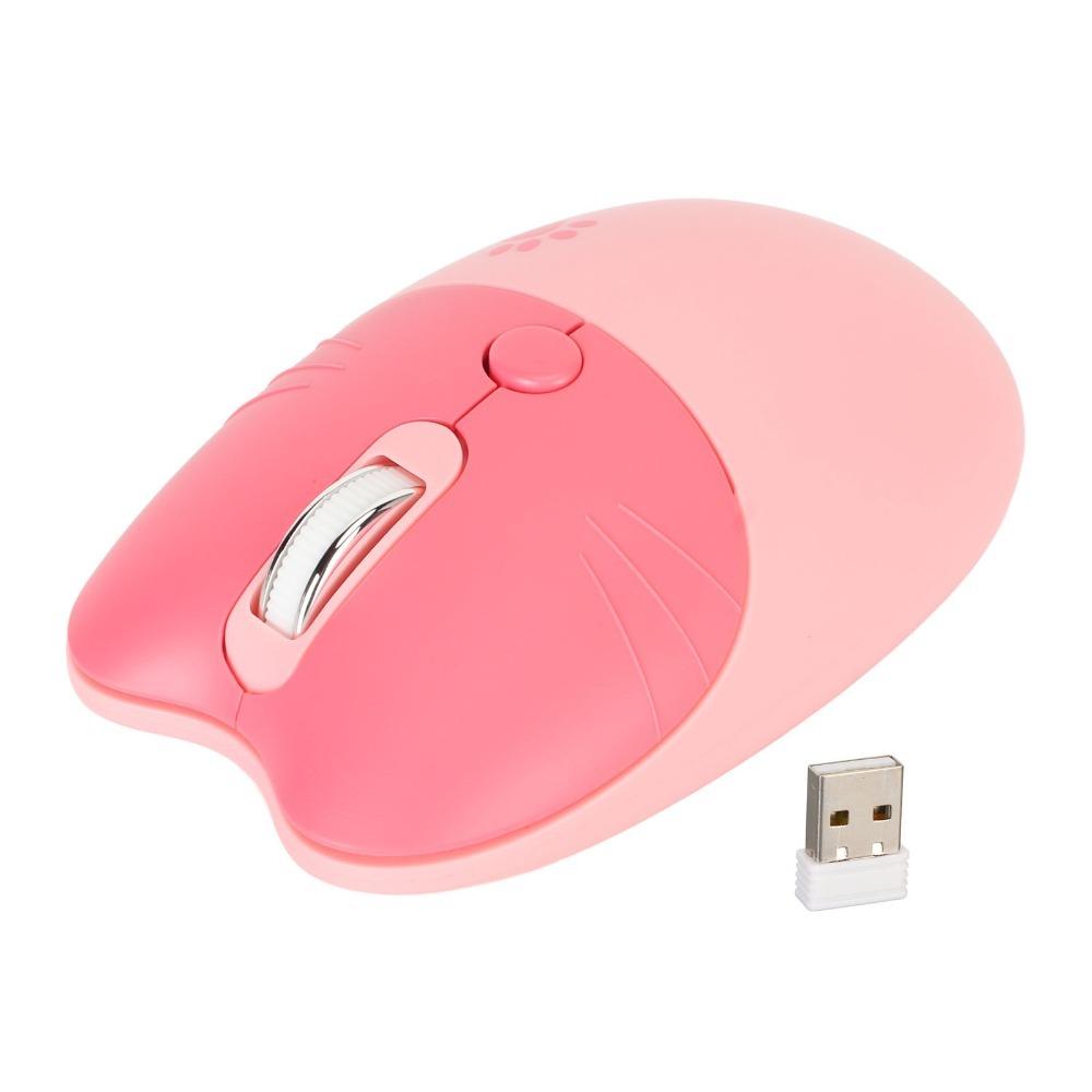 2,4G Katze Drahtlose Maus Plug & Play Niedliche Maus Lustige Drahtlose Maus Büro