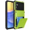 Чехол для Samsung Galaxy A56 5G PC+TPU Двухслойная Задняя Крышка для Телефона с Держателем для Карт