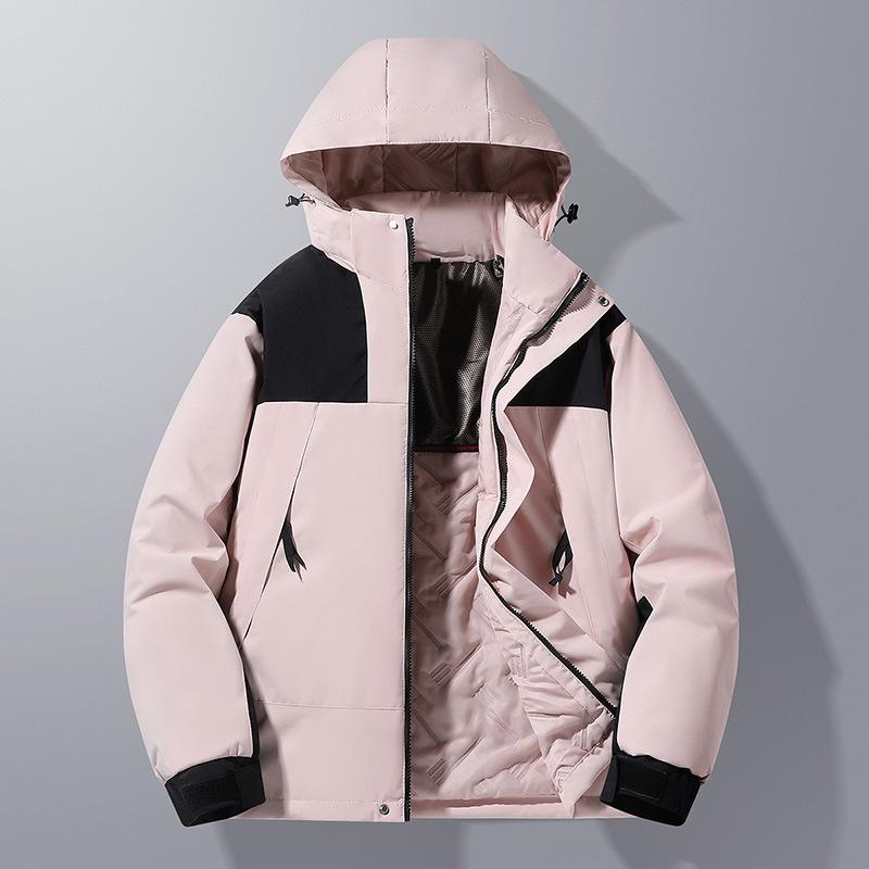 Men's Graphene Cold-proof and Warm Cotton-padded Clothes Couple Outdoor Windproof and Waterproof Jacket Mountaineering Clothes Cotton Clothes Men