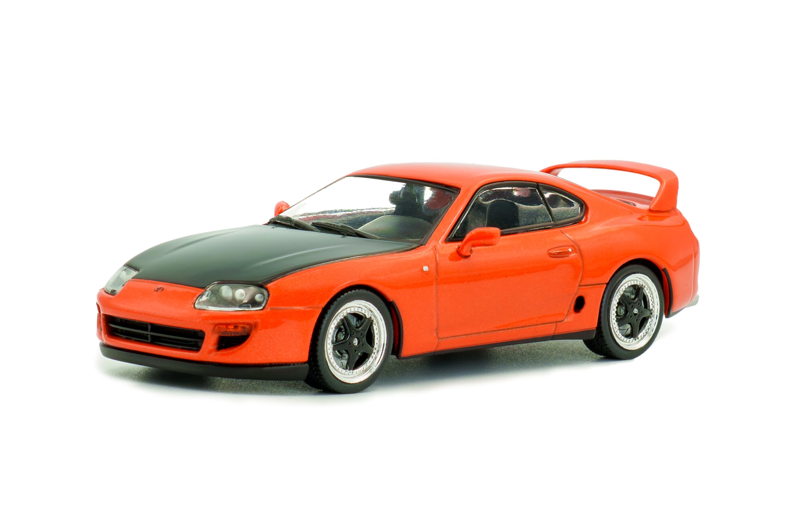 SOLIDO Toyota Supra 2001 Finished Diecast Miniature Car S4314006 1/43 Mk.4 (Orange)