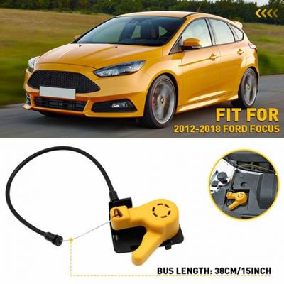 Hood Latch Release Pull Handle Cable Lever For 2012-2018 Ford Focus